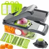 Multifunktionell Vegetabilisk Cutter Kitchen Kniv Set Potatis Slicer Drain SlicerveTable ChopperKitchen Gadgets DHL Gratis YT199501