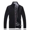 Maglioni da uomo Cardigan Uomo Autunno Inverno Lana calda Maglione da uomo con cerniera Maglieria casual Abbigliamento maschile Chompas Para HombreUomo