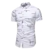 Fashion 9 Style Design Short Sleeve Casual Shirt Mens Print Beach Blus Summer Clothing Plus Asian Size MXXXL 4XL 5XL 220527