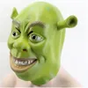 Green Shrek lateks maskeler film cosplay pervane Yetişkin Hayvan Partisi Maskesi Cadılar Bayramı Partisi Kostüm Fantezi Elbise Top GC1254