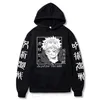 Sweats à capuche pour hommes Sweatshirts Anime Jujutsu Kaisen Sweat à capuche pour hommes Harajuku Unisexe Mode Casual Sweat à capuche Homme Streetwear Yuji Itadori Haut imprimé 220809