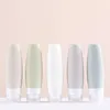 60/90ML Silicone Refillable Bottle Empty Travel Portable Packing Press For Lotion Shampoo Cosmetic Squeeze Containers Tools