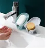 Sabão Sabão Ponto de Folha Porta de Banheiro Caixa de Cozinha Acessórios Organizador Shower Bandeja Rack de Drain Plástico para Spongsoap