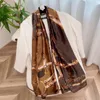 2022 Luxo Luxury Womens Floral Shawl Wrap Autumn and Summer Fashion Silk Salks Classic Long Suquar Ladies Soft Soft