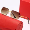 Cadres de lunettes de soleil femme cartr classiques Lunettes de myopie sans monture cadre lentille de thé dégradé nuances de thé profondes essentielles affaires loisirs prescription clair hommes lunettes