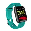 116plus Smart-Armband, Farb-Touchscreen-Armband, echte Herzfrequenz, Blutdruck, Schlaf