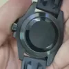 U1 Orologio da uomo nero Superficie in zaffiro 2813 Orologi automatici a carica automatica Acciaio inossidabile Lunetta bianca 40mm Orologi da polso da uomo