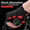 Rockbros Touch Screen Cycling Autumn Spring Bike Bike Cycle Gel Pad Shockproof Half Finger Mittens Gloves 220622