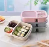 Weizenstroh Lunchbox Mikrowelle Bento Boxen Verpackung Abendessen Service Qualität Gesundheit Natürlich Student Tragbare Lebensmittelaufbewahrung RRA13285