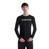 Men Swimsuit Swimming T-shirt Beach UV Lycra Protection Swimwear Rash Guard Long Sleeve Surfing Diving Swimsuit Surf Rashguard 220509