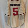 Xflsp #5 Jackie Robinson Kansas City Monarchs Negro League Jersey 100% Stitched Custom Baseball Jerseys Any Name Any Number S-XXXL