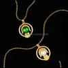 Pendant Necklaces Pendants Jewelry Fine Wholesale 24K Gold Vintage Buddha Necklace Fashion Women Girl Birthday Wedding Favors Drop Deliver