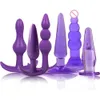 Anal Plug Set for couples Butt Dildo Vibrator Cock Ring Penies Sleeve Adult toy set woman G Spot sexy toys sccessories