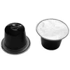 トップディール100セット詰め替え可能なコーヒーカプセルカップ使い捨てネスプレッソポッドオートマシンフードパッケージカフェ220509