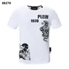 PLEIN BEAR T-shirt Hommes Designer T-shirts Strass Crâne Hommes T-shirts Classique Haute Qualité Hip Hop Streetwear Tshirt Casual Top T-shirts PB 110638