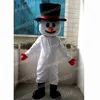 Halloween Snowman Mascot Costume Top Quality Cartoon Character Outfits Suit unisex vuxna outfit Christmas Carnival fancy klänning