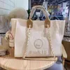 Tasarımcı moda klasik akşam çantaları lüks el çantası inci marka etiket sırt çantası kadın plaj çanta çantası kadın tuval el çantası 6464565