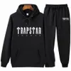 Ny träningsoverall för män TRAPSTAR Mode Luvtröja Sportkläder Herrkläder Jogging Fritidskläder Herr Löpning Sportdräkter designerbyxa 2 st Set plus size damkläder