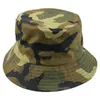 FOXMOTHER New Autumn Fashion Camo Gorras Casquette Army Green Camouflage Fishing Hats Bucket Caps Women Mens G220418