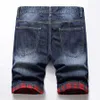 Jeans Denim Shorts Uomo Patchwork Strappato Summer Designer Pantaloni corti retrò di grandi dimensioni sbiancati da uomo 28-42