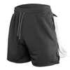 Personnalisez Shorts de course à séchage rapide Hommes Gym Fitness Sport Bermudes Jogging Pantalons courts Summer Beach Boardshorts avec poche 220608gx