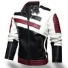 Männer Winter Leder Jacken Casual Mantel Herren Mode Motorrad Jacke Faux Mäntel Männlichen Fleece Warme Slim Fit Bomber Oberbekleidung 220812