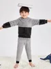 Toddler Boys Colorblock Flannel PJ Set elle