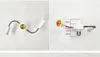 Convertitore portalampada LED a collo d'oca regolabile bianco E27 base presa di corrente con tubo di prolunga adattatore 3/4/5 vie