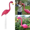 Flamingo Lawn Decoration Artificial Plastic Figurines Yard Ornament Lifelike Arts Wedding Garden Ornamenten 220721