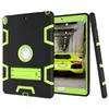 Schutzhülle für Tablet-Hülle für iPad Mini 1 2 3 4 Air 2 Pro 9,7 10,2 10,5 11 Samsung Tab T380 T280 TShockproof Robot Military Extreme Heavy Duty Stand