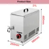 Gas Korean Cheese Hot Dogs Sticks Mozzarella Fryer Food Processing Equipment Stove Commercial Corn Sausage Deep Frying Machine 21L