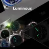 Loreo Lei-LEO 2019 Новые автоматические механические часы для мужчин, мужская стальная полоса водонепроницаемая светящаяся