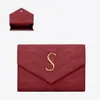 2022 NUEVO L BOLLO L Billfold de alta calidad Women Wallet Men Pures de alta gama Diseñador de lujo S billetera con Box255E