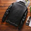 Thoshine Brand Spring Autumn Men Leather Jackets Classic Slim Fit Male Pu Leather Coat