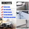 Universal Rubber Automobile Door Stickers U typ Bildörrskydd Kantskydd Trim Styling Molding Scratch Protector Strip