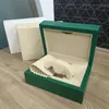 Rolexables Luxury Watch Mens Watch Box Case Original Внутренние Внешние женщины, наблюдающие аксессуары мужские наручные часы Green Boxex КАРТА КАРТА 179136 179136 179136