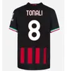 Ibrahimovic 22 23 Maglie da calcio AC Milans Giroud R. Leao Tonali Theo Football Men Kids Kid Full Kit Fan Player Versione