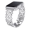 Diamentowa bransoletka do Apple Watch Ultra Pasek 49 mm 8 7 41mm 45 mm 44 mm 40 mm 42 mm 38 mm stal nierdzewna Iwatch Seria 6 SE 54 3 2 1 Kobiety