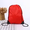 Drawstring Backpack Draw String Bags voor schoenen kleding feest sportschool sporttocht waterdicht