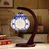 Table Lamps Jingdezhen Vintage Style Porcelain Ceramic Desk For Bedside Chinese LampTable