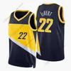 Basketball Jerseys Custom Printed 2022 New City Basketball Jerseys 9 McConnell 10 Wanamaker 11 Sabonis 13 Craig 22 LeVert 23 Jackson White Black YellowHigh