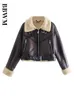 BBWM Womans Mode Dicke Warme Faux Lammfell Jacke Mantel Vintage Langarm Gürtel Saum Weibliche Oberbekleidung Chic Tops 220812