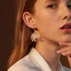 Dangle & Chandelier Lce Flower Tassel Earrings Temperament Long Multi-layer Crystal Petal Party Earringsearrings Korean Net Red EarringsDang