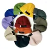 Gorro/gorros de calavera para mujer, gorro corto diario, gorro estilo marinero, gorro de melón para otoño e invierno, gorros de punto acanalados con banda elástica Chur22