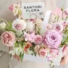 Imprezy metalowy drut kwiecisty miejsce uchwyt karty Flower Pick Clip na wesele urodziny