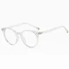 패션 선글라스 프레임 도착 안티 블루 광선 안경 유니니스 플라스틱 프레임 안경 둥근 안경 전체 림 판매