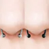 Fake Nose Ring Stainless Steel Piercing Ear Pierced Hoop Septum Rings For Women Fashion Body Jewelry Gifts