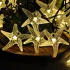 ストリングソーラーパワーLED Twinkle Garden Fairy Garland Starfish Light String Outdoor Waterproofクリスマスパーティーウェディングホリデーデコレーション