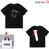 2023ss High-quality men's T-shirts women's tops summer high-end V letter printing ins trend men and women the same style V0101