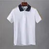 Polos Mens 디자이너 셔츠 남성용 하이 스트리트 이탈리아 자수 가터 스네이크 리틀 프린팅 브랜드 의류 Cottom Tshirts 의류 티셔츠